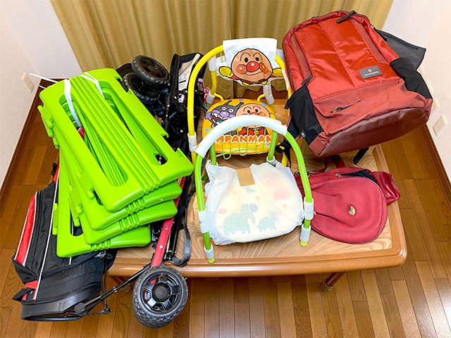 箱には大体これだけ入ります。