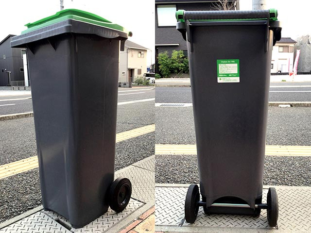 二輪キャスター付き収集リサイクル容器(140ℓ)型